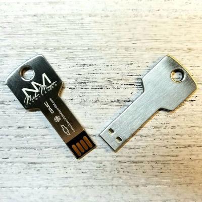 China Custom Factory Price Metal Key Shape Funny USB Flash Drive Shape Usb Memory Stick 8Gb For Gifts for sale