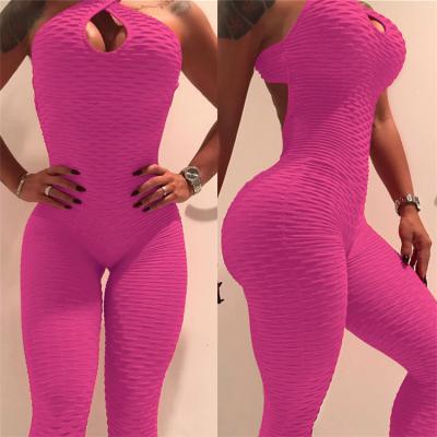 China Sports Seamless Women Suspender Gaiters Bodycon Breathable Sale Backless Overalls for sale