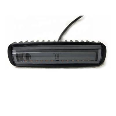 China PC+Aluminium 24W LED Forklift Car Warning Lamp Safety Work Light Bar 10-30V White Yellow Line DC for sale