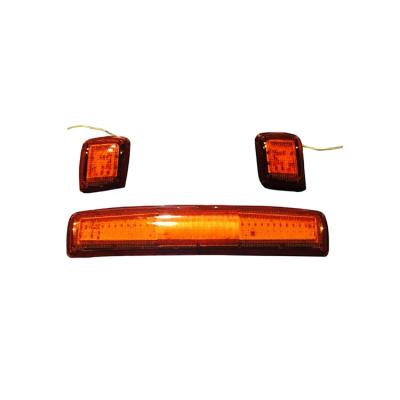 China Truck Rectangular Amber Heavy Light Emergency Alarm Signal Pickup Roof Flashing Light for sale