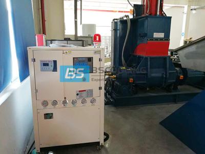 China 5HP air cooled water chiller for rubber dispersion kneader mixer for sale