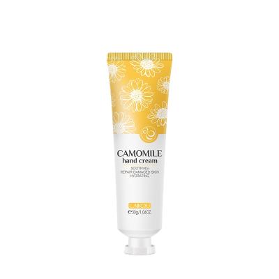 China Moisturizing Hot-selling chamomile hand cream anti-crack smooth nourishing reduce fine lines improve dryne hand care fragrance hand cream for sale