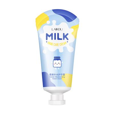 China Moisturizing skin whitening milk and flower fragrance moisturizing hand 50g anti-crack hand skin care cream for sale