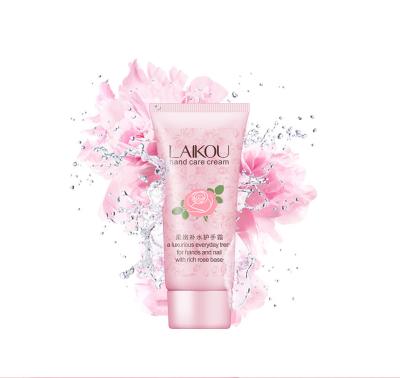 China Moisturizing OEM/ODM Original Pink Rose Moisturizing Whitening Nourishing Hand Cream 60g for sale