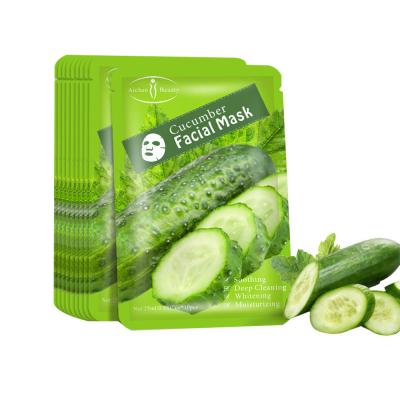 China OEM Popular Natural Anti-Wrinkle Anti-Acne FacialMask Organic Cucumber Hydration Lifting Fruit for sale