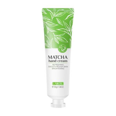 China OEM Moisturizer Natural Matcha Hydrating Lightening Anti Crack To Reduce Fine Lines To Hand Skin Care Hand Cream for sale