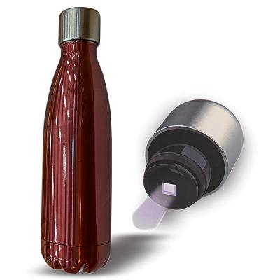 China 2022 Stainless Steel Sterilizer Lid Disposable UV-C Water Bottle 500ml for sale