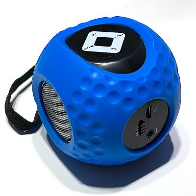 China Video Call Rugged BT Ball Wireless Speaker With Lanyard for sale