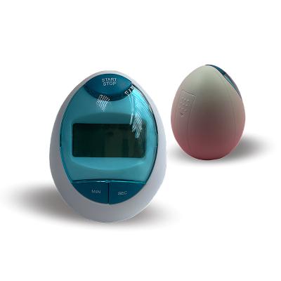 China Workable Clear Cover LCD Display Digital Egg Kitchen Timer for sale