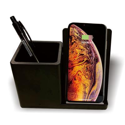 China Universal Mobile Phone Laptop Qi Wireless Charger with Pen Holder for 4.5-6.5