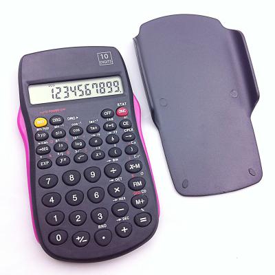 China Cheap Hand Grip Design Home and Office 10 Digits Hand Hold 56 Functions Scientific Calculator with Sliding Cover Device for sale