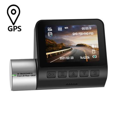 China Custom Wireless Bluetooth mini car dash cam 4k hd hd WIFI GPS camera front and rear car dvr vcr camera for sale