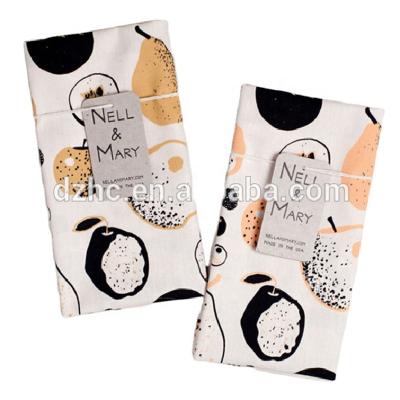 China Promotional Disposable 100% Cotton Printed Kitchen Towels /tea Towels for sale