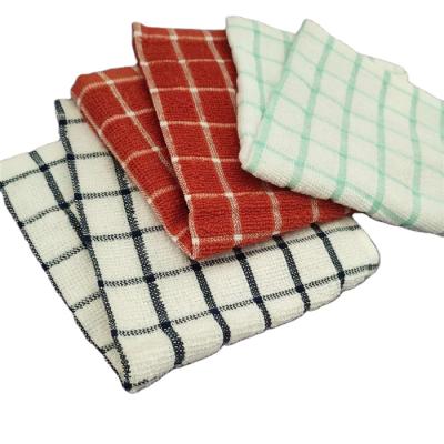 China Check Cotton Kitchen Towels for sale