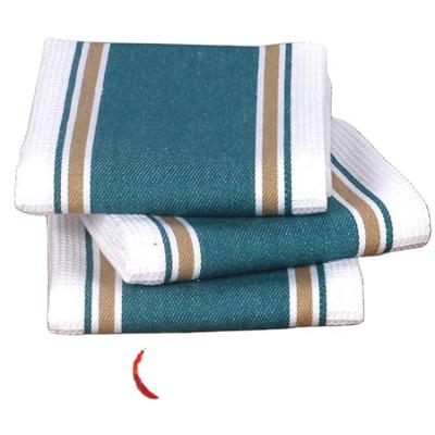 China Disposable 100% Cotton Yarn Dyed Tea Towel for sale