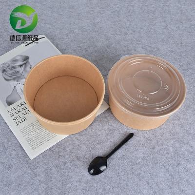 China Hot Sale Biodegradable Take Away Salad Bowl Wrapping Paper High Quality Wrapping Bowl for sale