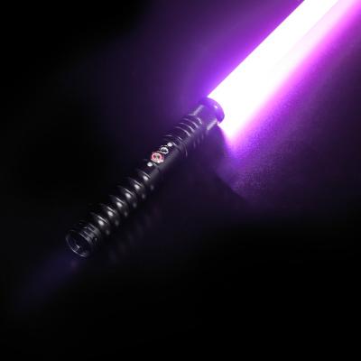 China Blaster/Lock-up/Flash-on-Clash Dueling Metal Hilt Light Saber 12 Sound Fonts Sensitive Smooth Swing Led Flashing Light Saber Sword Toys for Cosplay for sale