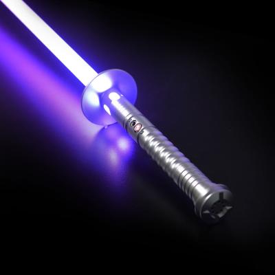 China Smooth Sandblaster Saber 12 Colors Force FX Light Sabers Metal Handle Light Sabers / Staggering Swing Light / Flash-on-detune RGB for Adults with 12 Realistic Sound Fonts for sale