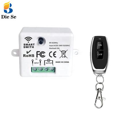 China Remote Controller For Led Light AC220V rf garage door relay 433Mhz wireless module remote control universal light receiver for sale