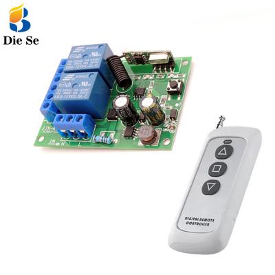 China AC110V AC220V Garage Door Remote Control Garage Door Controller 433 MHz Wireless Remote Control Switch for sale