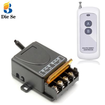 China 220V 30A LED Signal Light Relay RF Switch Hign Wireless Remote Control Electrical Switch 433 MHz Remote Controller for sale