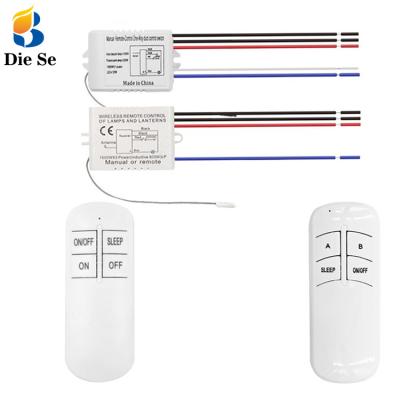 China Wireless Wall ON/OFF 220V Wireless Wall Door 1way 2way 220V Lamp Switch Panel 433mhz RF Remote Control Light Switch Panel Receiver-Transmitter for sale