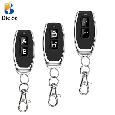 China Universal Electric Lock 433MHz RF Wireless Remote Control On/Off Transmitter No Clone For Garage Door Door Bulb Lamp DIY Master FOB Controller for sale