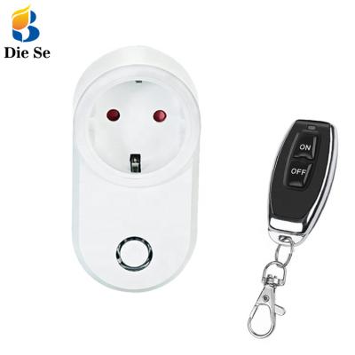 China Lamps 433 MHz AC220V Wireless Remote Control Switch 15A Smart Power Outlets For Light Lamp for sale