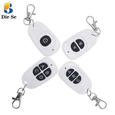 China 433MHz 4 Keys 4 Keys Garage Door Lock Universal Electric Door Remote Control Master Fob for sale