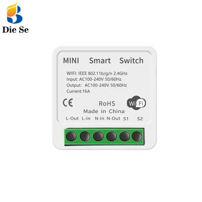 China Smart WiFi Lamp Switch 16A Relay Module Smart Home Automation Universal Smart Phone APP Radio Control Smart Home Automation for sale