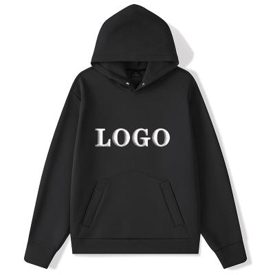 China Custom Logo Plus Size Men's Unisex Hoodies Plain Heavy Oversized Anti-Wrinkle Cotton Thick White Hoodies Plus Size for sale