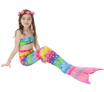 China Breathable Girls Swimsuit Mermaid Tails for Swimming Princess Bikini Bathing Suit Set Costume for sale