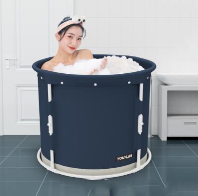 China Portable Bathtub Stocked for Adults Freestanding Bathtub Spa for Shower Stall Collapsible Bathing Soaking Tub for Hot Bath Ice Bath for sale