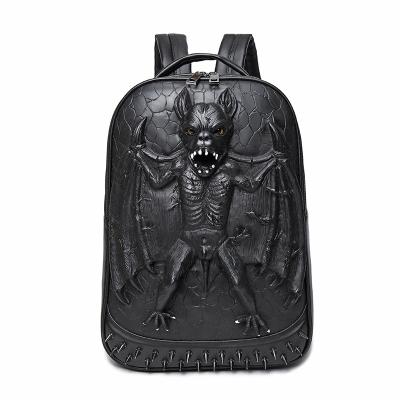 China Famous Brands Fashion Brands Waterproof Relief Bat Designer Men's Backpack For Men for sale