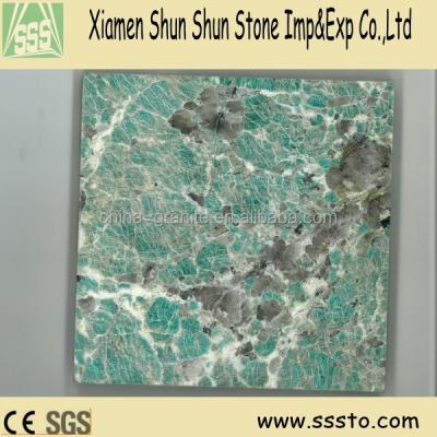 China Interior Tiles Amazonite Blue Granite Tile for sale