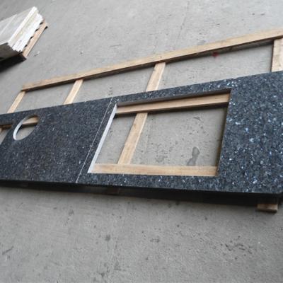 China Modern Natural Granite Stone Blue Pearl Granite Slabs For Tiles / Countertops for sale