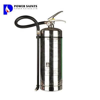 China Portable Fire Rescue System Fire Extinguisher For Kitchen Class F Fire Stainless Steel Extinguisher Cylinder for sale