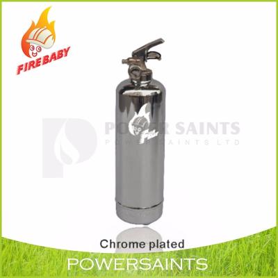 China Portable 1kg Hose Chrome Plated Fire Extinguisher 1Kg Power for sale