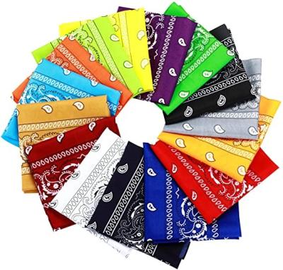 China Outdoor 100% Polyester Microfiber Bandanas Universal Party Favor Scarf Headband Handkerchiefs For Unisex Women Men for sale