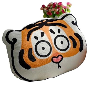 China Large Size Cute Non-Toxic Sofa Cushion Office Pillow Boys Tiger Small Tiger Pillow Car Big Face And Girls for sale