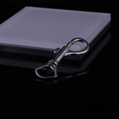 China Universal Hot Silvery Custom Purse Key Chain Ring Key Hook Factory Lobster Chain Clasp for sale