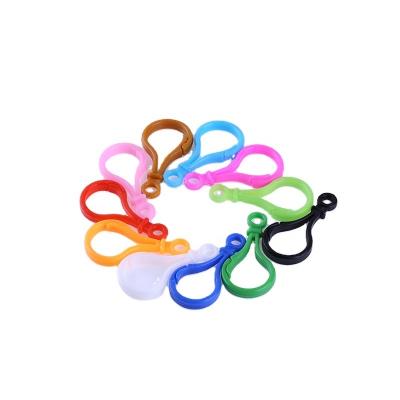 China China Lobster Clasp Connector Colorful Plastic Lobster Buckles Split Key Chain for sale