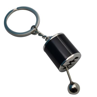 China Modification unisex gear car key chain can move car gear metal key chain key chain for sale