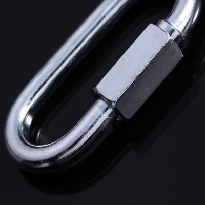 China Factory direct unisex U carabiner with lock quick connect ring for sale