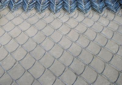 China Woven Chain Link Fencing PVC Coated Iron Wire Mesh , 18#-7# Wire Dia for sale