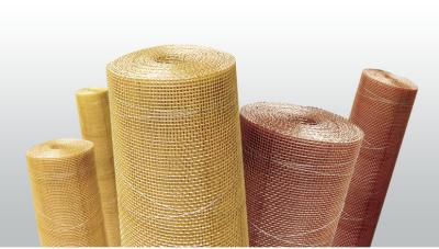 China Tear Resistance Strainer Brass Wire Mesh Golden 20-200 Mesh for sale