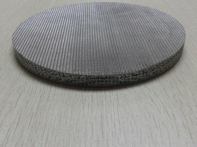 China 316 / 316L Stainless Steel Filter Mesh , Filter Disc Mesh With Circle / Rectangle Shape for sale