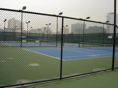 China PVC Coated Chain link mesh for Football field fence for sale