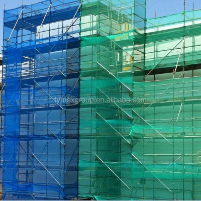 China House roof green polyethylene net building scaffold netting blue shade shalimar fabric house color for sale