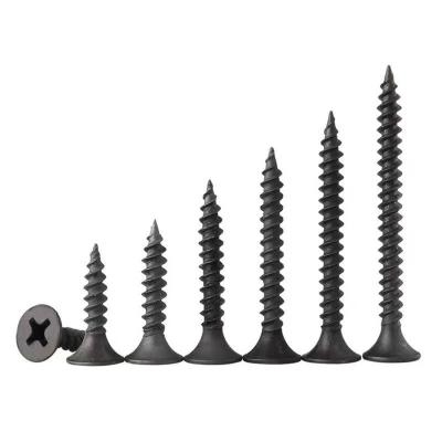 China 1000pcs/box Pan Black Phosphating Drywall Screws With Bugle Head for sale